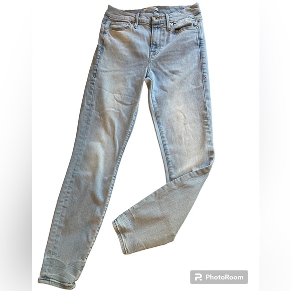 Good American Good Legs Skinny Jeans Light Blue (124) RN#151301 Size 0/25 - Picture 3 of 11
